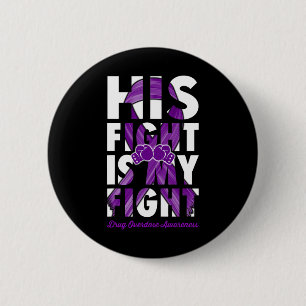 Fight is mijn gevecht drug overdosis bewustzijn Pa Ronde Button 5,7 Cm