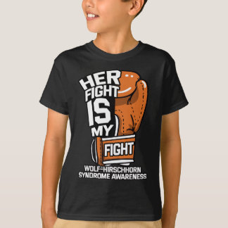 Fight is mijn gevecht Wolf-Hirschhorn syndroom WHS T-shirt