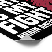 Fight is My Fight Brain Aneurysm Awareness 1 Poster (Hoek)