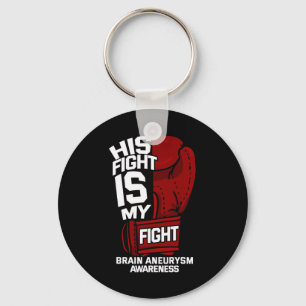 Fight Is My Fight Brain Aneurysm Awareness Support Sleutelhanger