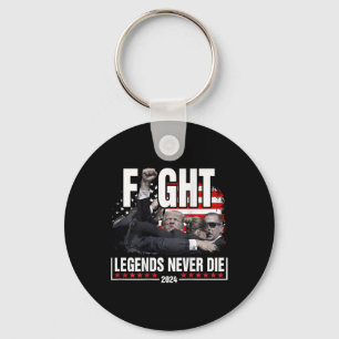 Fight Legends Never Die 2024 Trump Schieten (op Ba Sleutelhanger