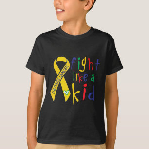 Fight like Kind Gold Ribbon Childhood Cancer Aware T-shirt