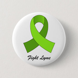 Fight Lyme Ribbon Pin Ronde Button 5,7 Cm