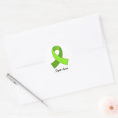 Fight Lyme Ribbon Sticker (Envelop)