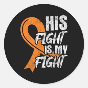Fight My Fight Leukemie Kanker Leukemie Bewustzijn Ronde Sticker