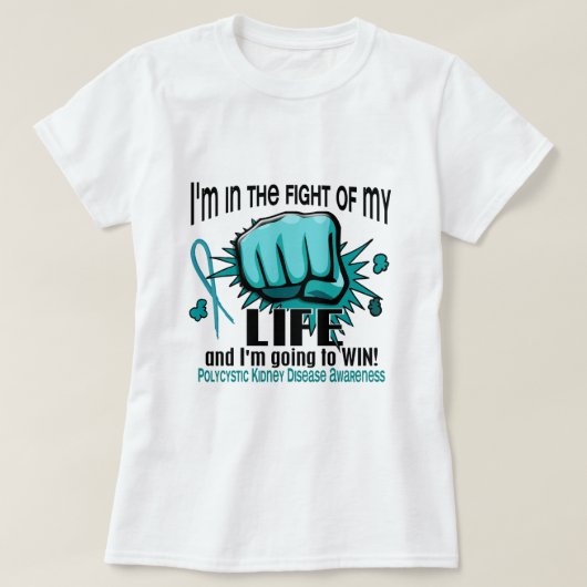 Fight of My Life 2 PKD T-shirt (Design voorkant)