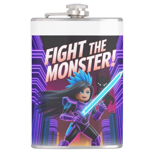 Fight the monster heupfles (Voorkant)