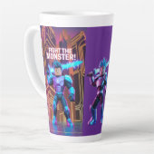 Fight the monster latte mug latte mok (Linkerhoek)