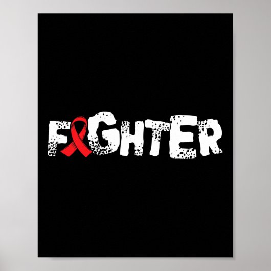 Fighter1- Sikkelcelanemie Bewustmakingsitem Poster (Voorkant)