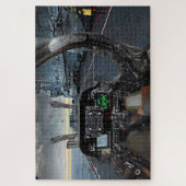 Fighter Cockpit op Carrier Jigzaag Puzzle 1014 pc. Legpuzzel (Verticaal)
