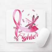 Fighter Dragonfly Roze Borstkanker Muismat (Met muis)