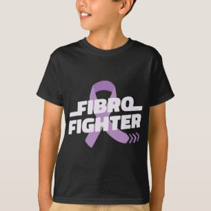 Fighter Fight Fibromylagia Verhogen Bewustzijn Mem T-shirt