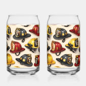 Fighter helmet pattern blikvorm glas (Voorkant)