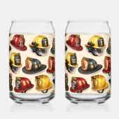 Fighter helmet pattern blikvorm glas (Links)