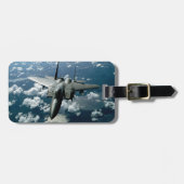 Fighter Jet Bagagelabel (Voorkant horizontaal)