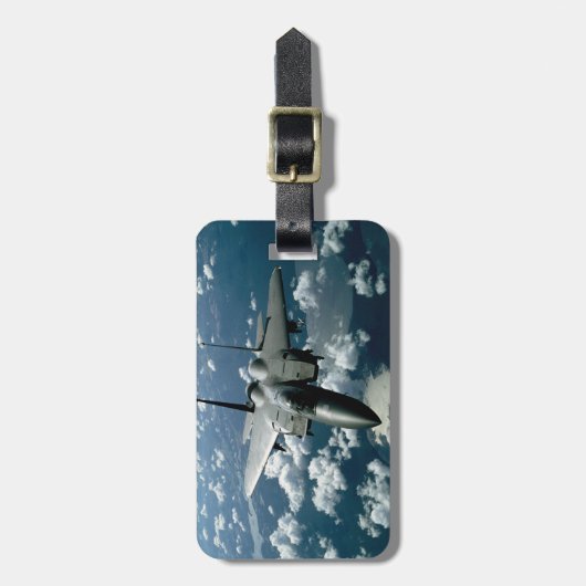 Fighter Jet Bagagelabel (Voorkant verticaal)