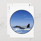 Fighter Jet Briefkaart (Voorkant / Achterkant)