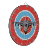 Fighter Jet Dartbord (Voorkant Links)