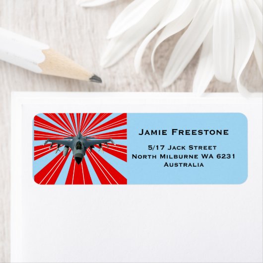 Fighter Jet Etiket (Insitu)