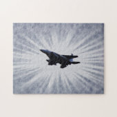 Fighter Jet Fighter F 15 Puzzle de l'Air Force (Horizontal)