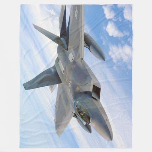 Fighter Jet Fleece Blanket Deken (Voorkant)