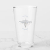 Fighter Jet Glas (Achterkant)