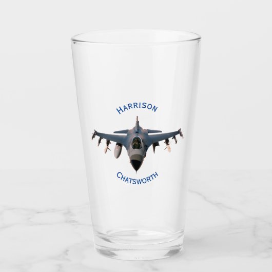 Fighter Jet Glas (Voorkant)