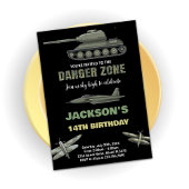 Fighter Jet Invitations Anniversaire Danger Zone D