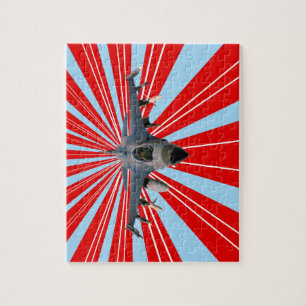 Fighter Jet Legpuzzel