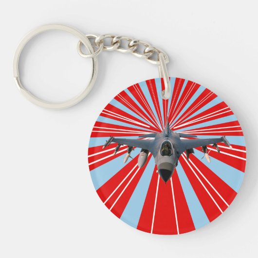 Fighter Jet Sleutelhanger (Voorkant)