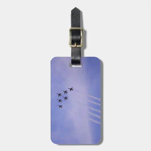 Fighter Jet Soaring Bagagelabel (Voorkant verticaal)