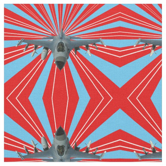 Fighter Jet Stof (Close Up)