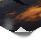 Fighter Jet Sunset Perfect Poster (Hoek)