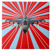 Fighter Jet Tegeltje (Voorkant)