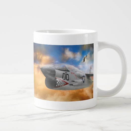 FIGHTER JET WILD SKY FRONTIERS EXTRA GROTE BEKER (Rechts)