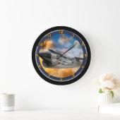 FIGHTER JET WILD SKY FRONTIERS GROTE KLOK (Huis)