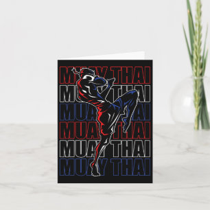 Fighter Muay Thai Sports Martial Arts MMA Thailand Kaart