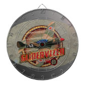  FIGHTER PLANE. DARTBORD (Voorkant)