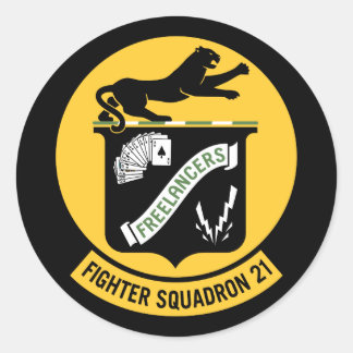 Fighter Squadron 21 VF-21 Ronde Sticker
