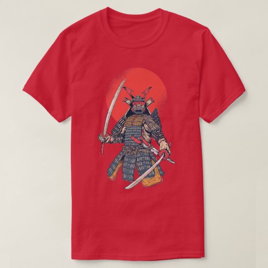 Fighter Warrior Armor Japans Samurai T-shirt (Design voorkant)