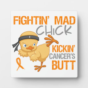 Fightin Chick Leukemie Fotoplaat