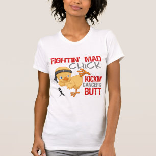 Fightin Chick Melanoma T-shirt