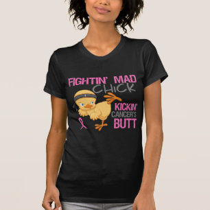 Fightin' Mad Chick Breast Cancer T-shirt