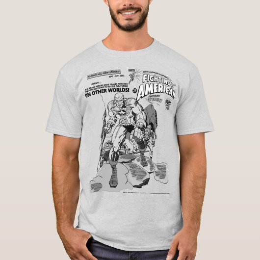  'Fighting American' Action Comic T-Shirt (Voorkant)