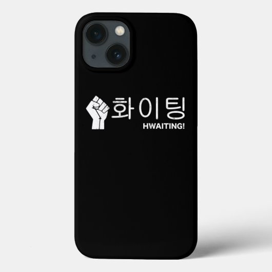 Fighting Hwaiting Kdrama Kpop Hangul Text Fan  Case-Mate iPhone Case (Achterkant)