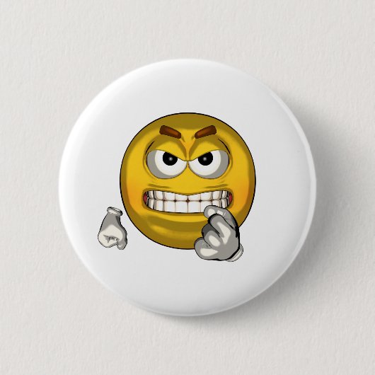 Fighting - Toon Ronde Button 5,7 Cm (Voorkant)
