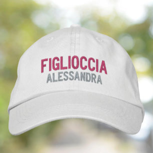 Figlioccia (goddochter) gepersonaliseerd geborduurde pet