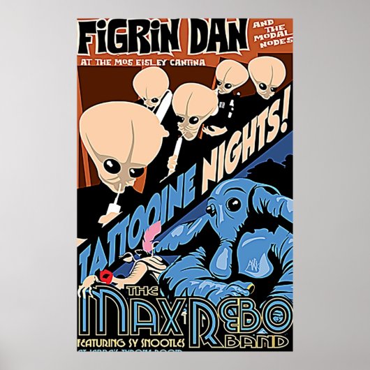 Figrin Dan Cantina Band Poster (Voorkant)