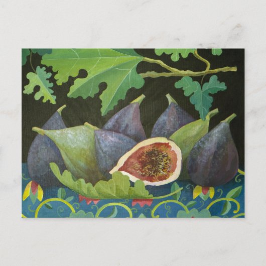 Figs on black 2014 briefkaart (Voorkant)