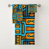 Figuratif Abstrait Gras Bleu Orange (En situation)